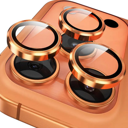 Orange Metal Glass Camera Lens Protector for IPhone 17 Air 16 15 14 13 Pro Max Plus 17Air 16Pro 17Pro i17 IPones Ring Ziai Cover